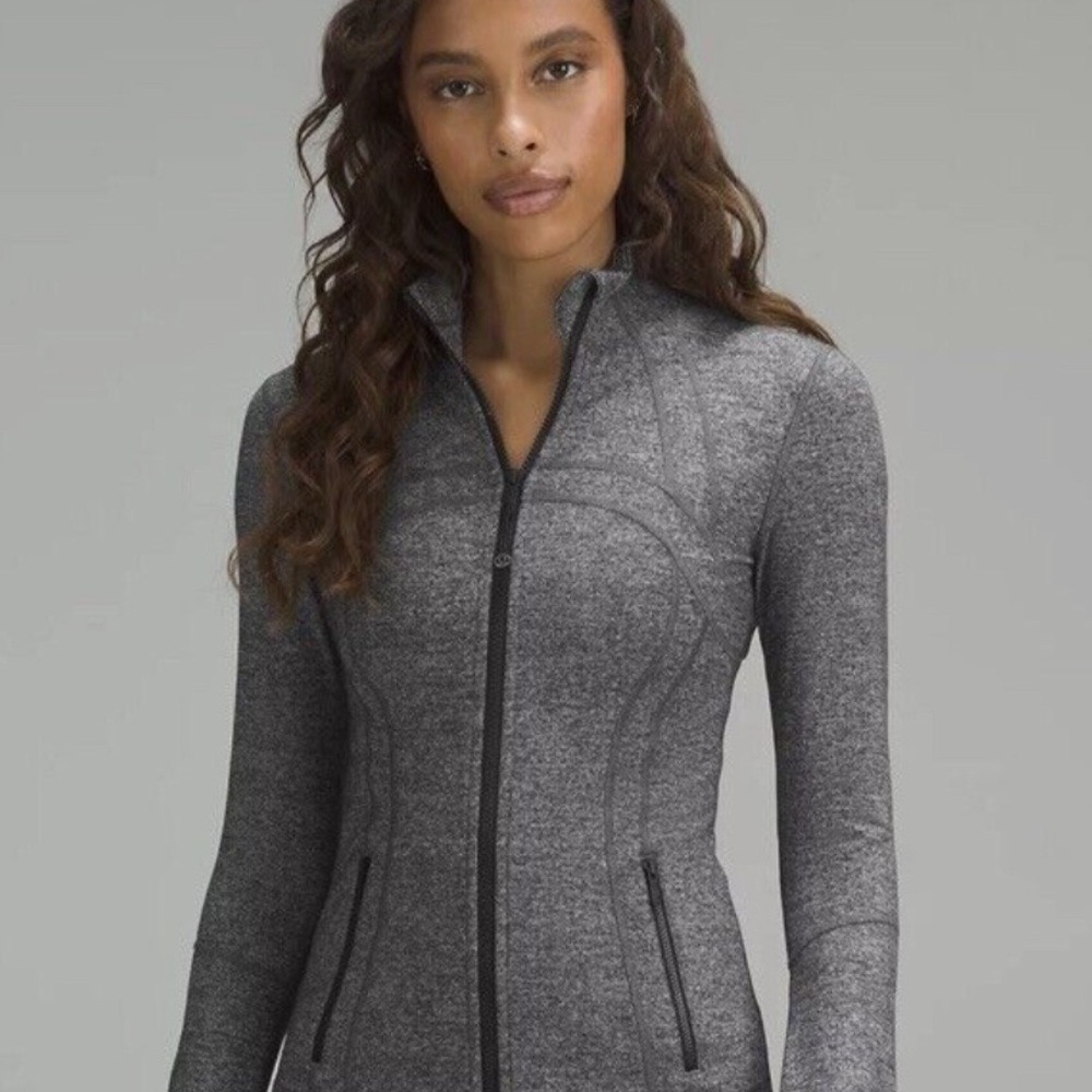 grey define jacket